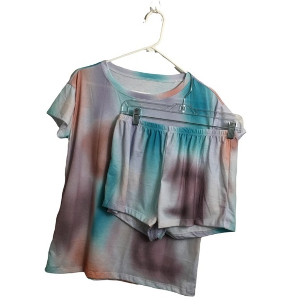 Tie Dye summer shorts set. Sz Medium